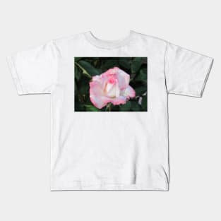 Light Pink Rose Kids T-Shirt